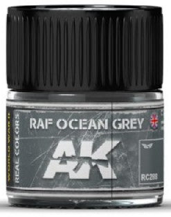 AK Interactive RC288 Real Colors: RAF Ocean Grey Acrylic Lacquer Paint 10ml Bottle
