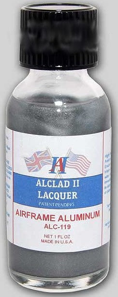 Alclad II 119 1oz. Bottle Airframe Aluminum Lacquer