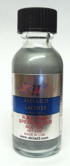 Alclad II 125 1oz. Bottle RAF High Speed Silver Lacquer