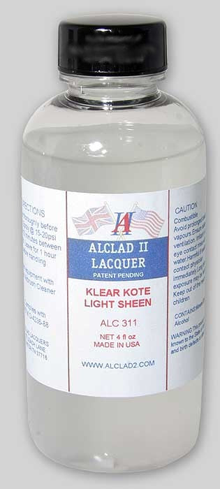 Alclad II 311 4oz. Bottle Clear Coat Light Sheen