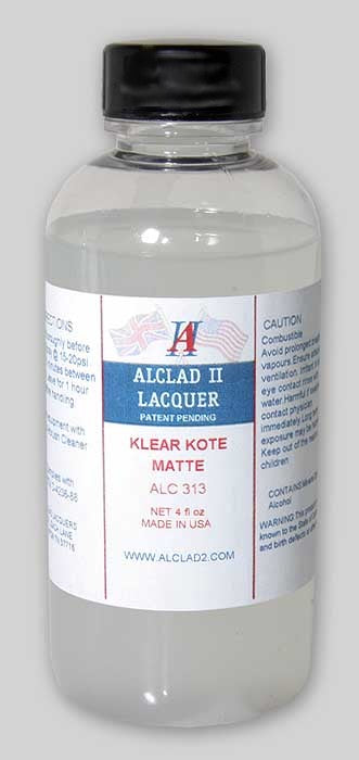 Alclad II 313 4oz. Bottle Clear Coat Matte
