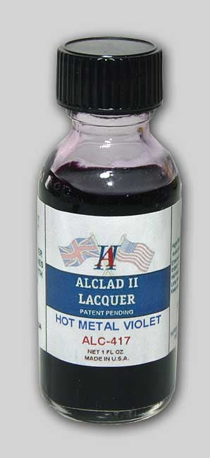 Alclad II 417 1oz. Bottle Hot Metal Violet Lacquer