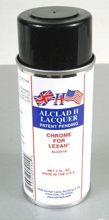 Alclad II 5114 3oz. Spray Chrome Lacquer for Lexan