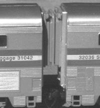 American Limited Models 9400 HO Scale Working Diaphragm Kits - 1 Pair -- Gray - For Con-Cor Superliner Cars