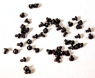A Line Products 11004 All Scale 2-56 x 1/8" Screws -- Phillips Black Oxide pkg(50)