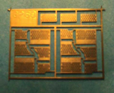 A Line Products 29244 HO Scale Brass Diesel Steps For Railpower Shells -- GP60B, GP60M