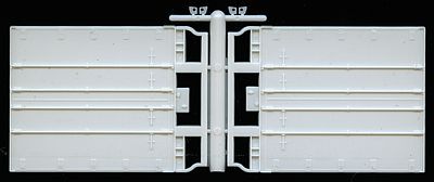 A Line Products 50007 HO Scale Rear Trailer Doors -- Swing (Plate Trailer)