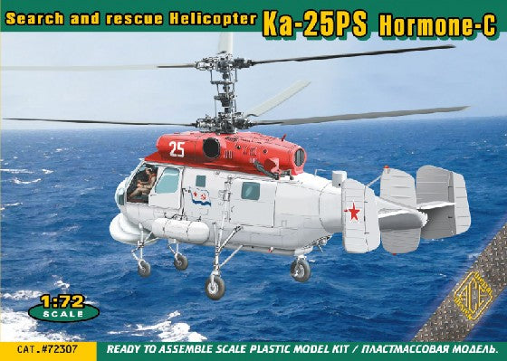 Ace Plastic Models 72307 1/72 Ka25PS Hormone-C Search & Rescue Helicopter