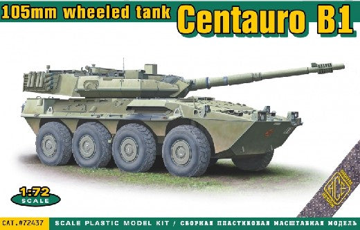 Ace Plastic Models 72437 1/72 Centauro B1 105mm Wheeled Tank Destroyer