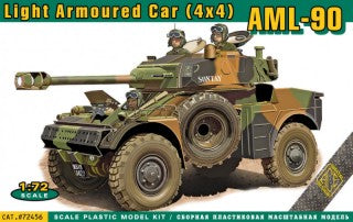 Ace Plastic Models 72456 1/72 AML90 Light Armored 4x4 Vehicle