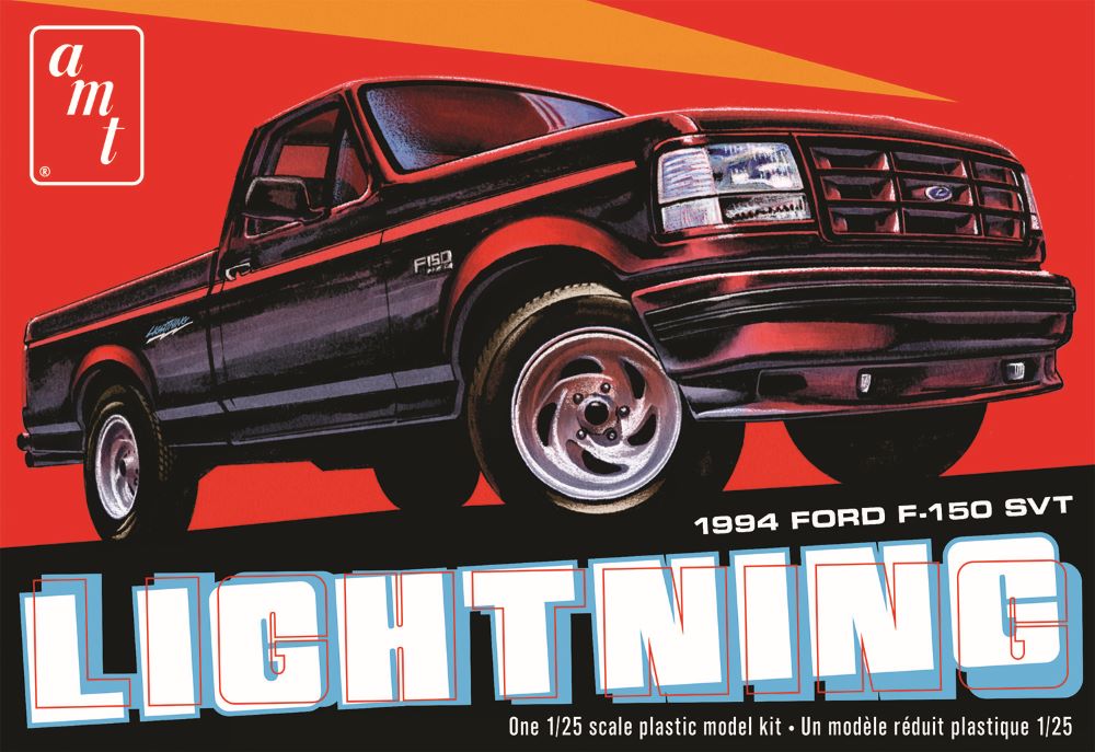 AMT Model Kits 1110 1/25 1994 Ford F150 SVT Lightning Pickup Truck