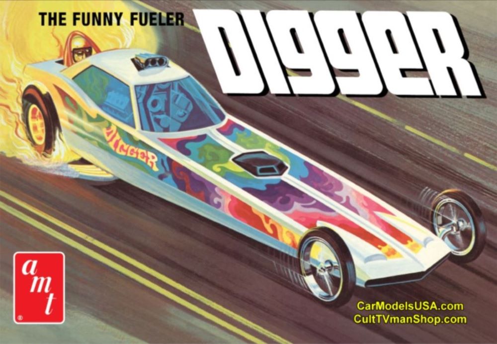 AMT Model Kits 1154 1/25 The Funny Fueler Digger Dragster (D)