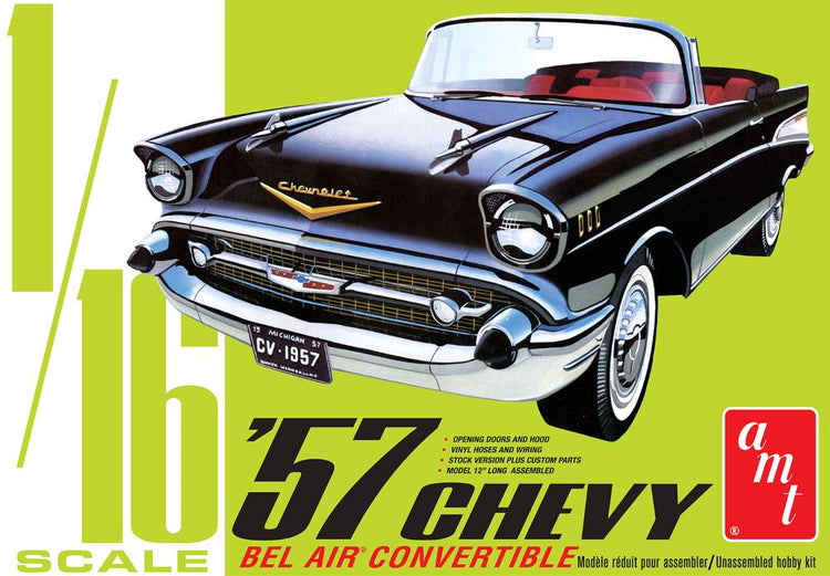 AMT Model Kits 1159 1/16 1957 Chevy Bel Air Convertible