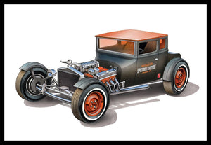 AMT Model Kits 1167 1/25 1925 Ford Model T Chopped Coupe Customizing Car (2 Kits)