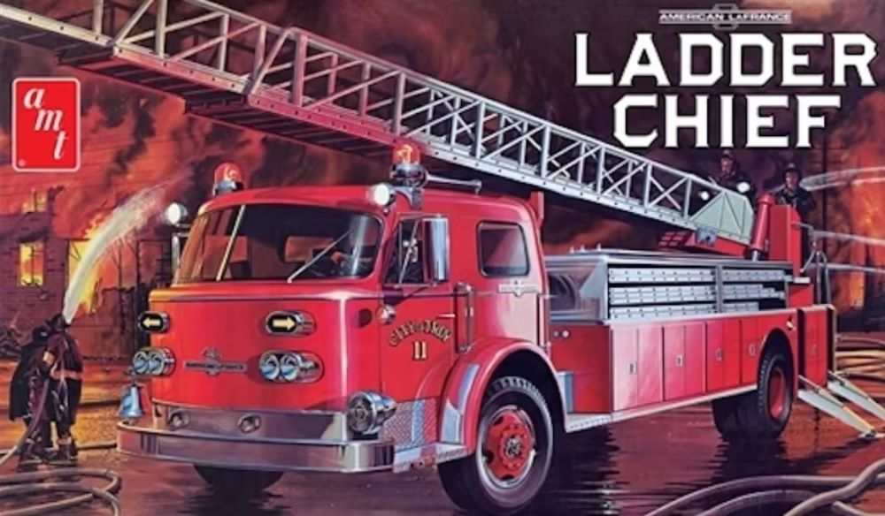 AMT Model Kits 1204 1/25 American LaFrance Ladder Chief Fire Truck (D)