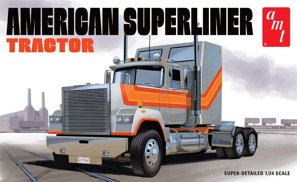 AMT Model Kits 1235 1/24 American Superliner Semi Tractor Cab