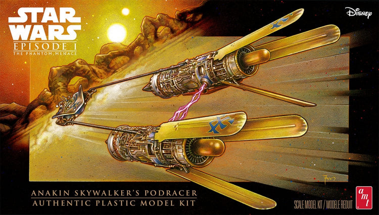 AMT Model Kits 1276 1/32 Star Wars Episode I The Phantom Menace: Anakin Skywalker's Podracer