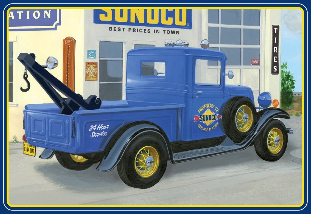 AMT Model Kits 1289 1/25 Sunoco 1934 Ford Service Station Pickup Truck