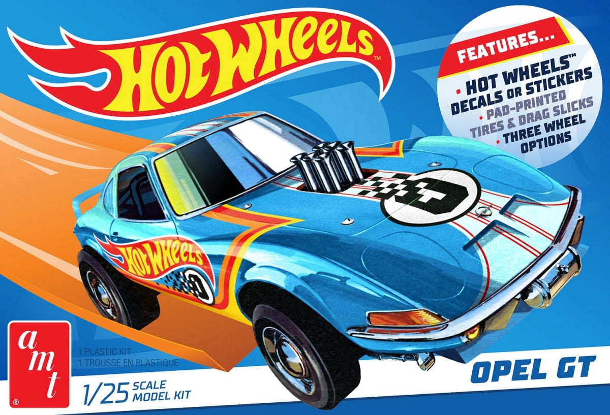 AMT Model Kits 1303 1/25 Hot Wheels Buick Opel GT Car (D)