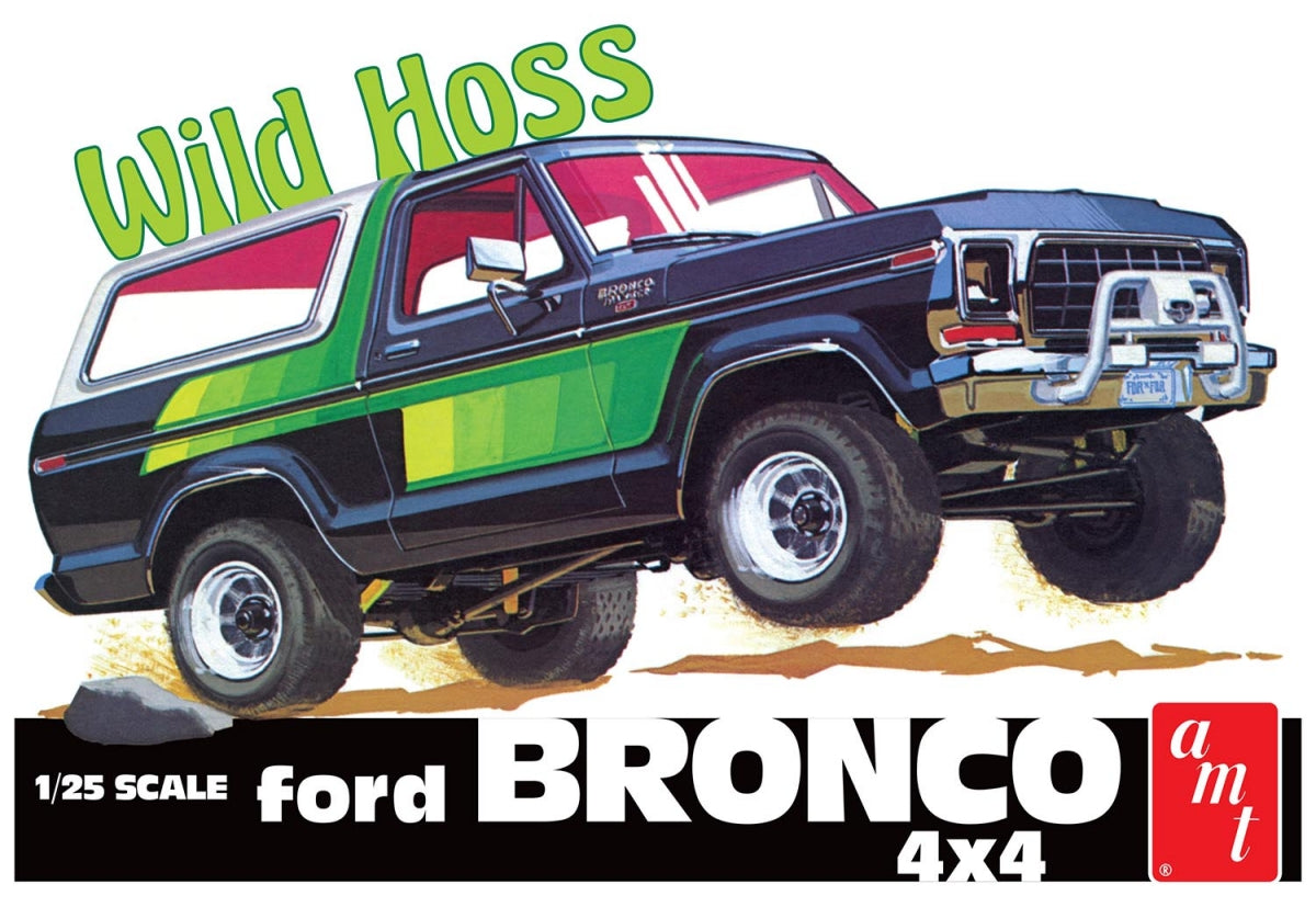 AMT Model Kits 1304 1/25 Wild Hoss 1978 Ford Bronco 4x4 Truck