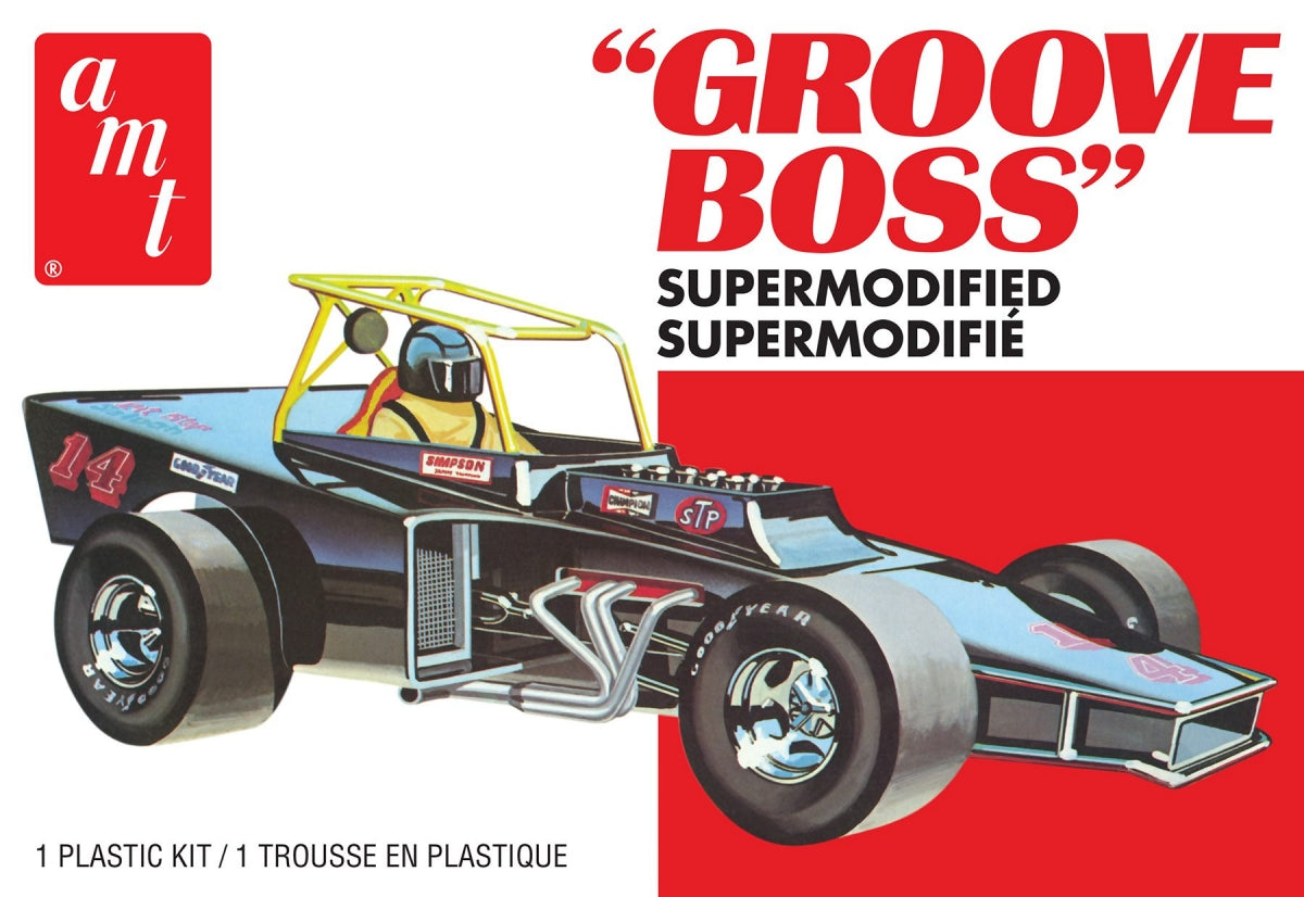 AMT Model Kits 1329 1/25 Groove Boss Super Modified Race Car (D)