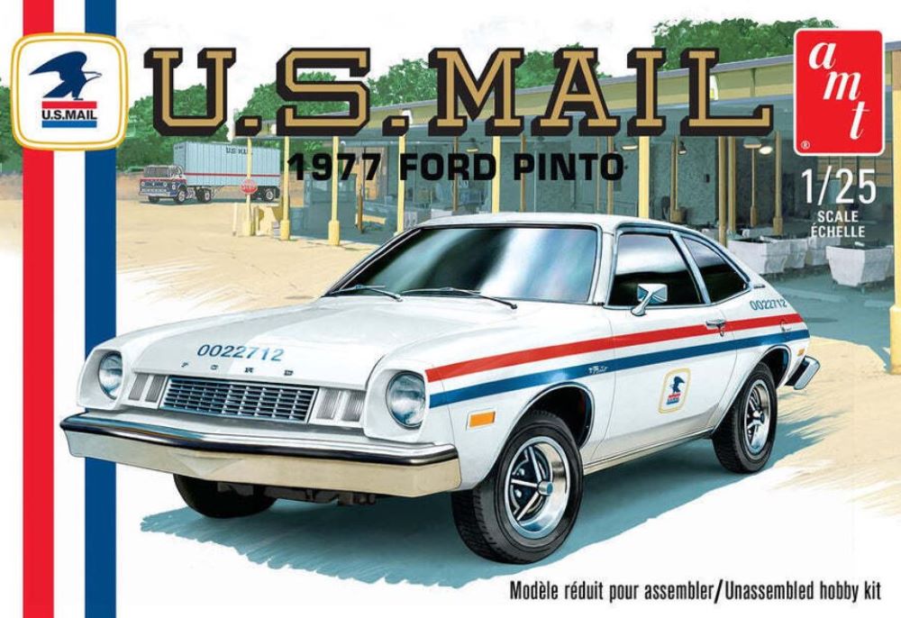 AMT Model Kits 1350 1/25 US Mail 1977 Ford Pinto (D)