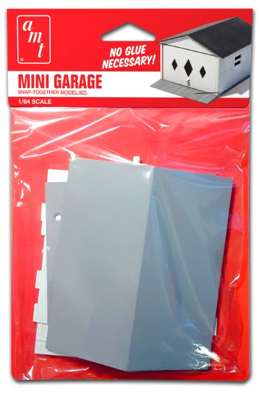 AMT Model Kits 1361 1/64 Mini Garage (Snap) (D)
