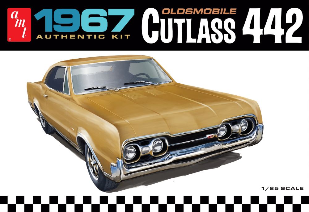 AMT Model Kits 1365 1/25 1967 Oldsmobile Cutlass 442