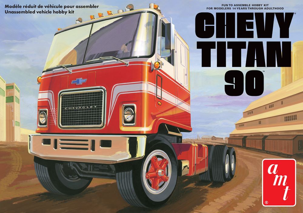 AMT Model Kits 1417 1/25 Chevy Titan 90 Truck Cab