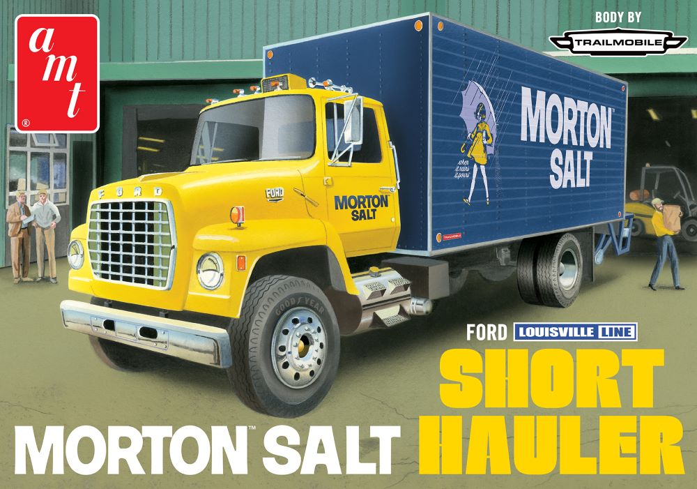 AMT Model Kits 1424 1/25 Morton Salt Ford Louisville Short Hauler Truck
