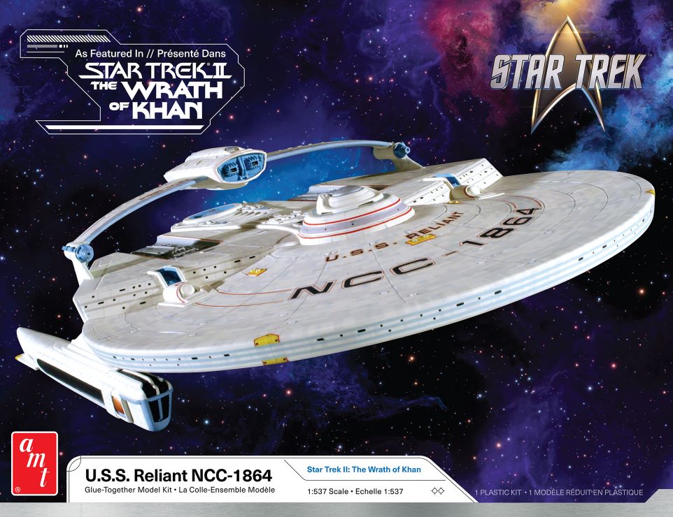 AMT Model Kits 1457 1/537 Star Trek II The Wrath of Khan USS Reliant NCC1864