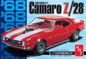 AMT Model Kits 868 1/25 1968 Camaro Z28 Car (2 in 1)