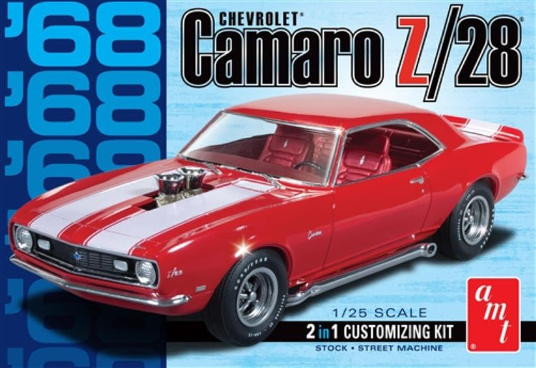 AMT Model Kits 868 1/25 1968 Camaro Z28 Car (2 in 1)