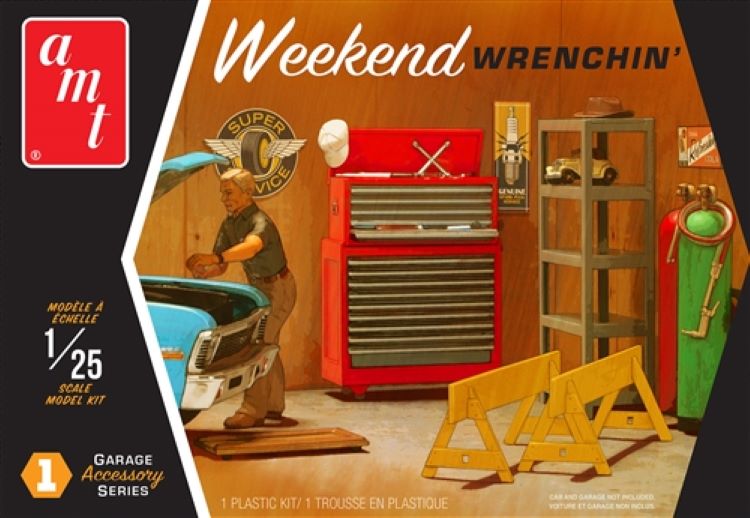 AMT Model Kits PP15 1/25 Weekend Wrenching Garage Accessory Set #1