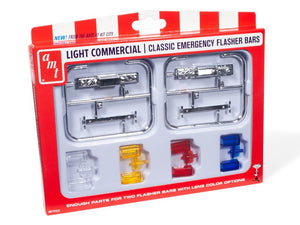 AMT Model Kits PP32 1/25 Classic Emergency Flasher Bars Pack (2 w/colored lens)