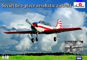 Amodel 4806 1/48 Yak52 2-Seater Soviet Aerobatic Aircraft