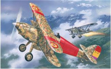 Amodel 72139 1/72 Hawker Fury Spanish Air Force BiPlane Fighter 1939