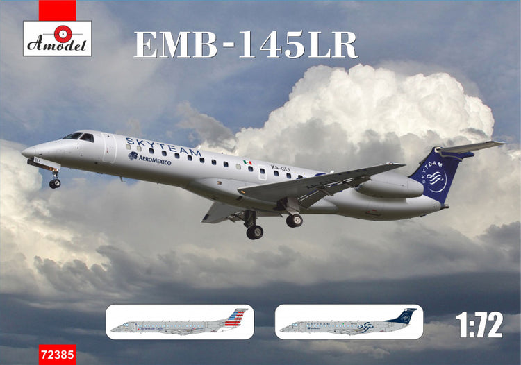 Amodel 72385 1/72 Embraer EMB45LR Airliner (Skyteam & American Eagle markings)
