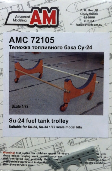 Advanced Modeling 72105 1/72 Su24 Fuel Tank Trolley for TSM (D)