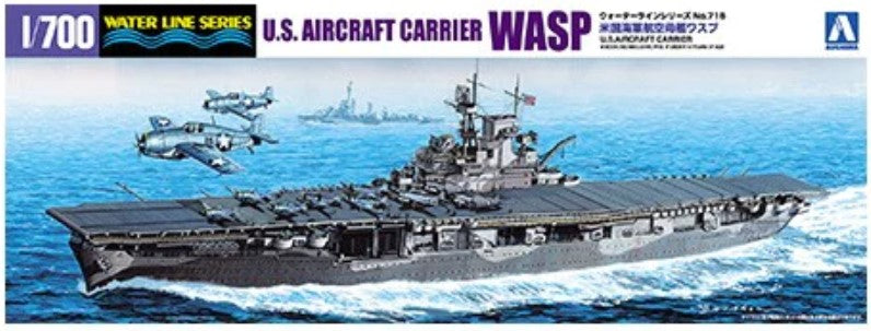 Aoshima 10341 1/700 USS Wasp Aircraft Carrier