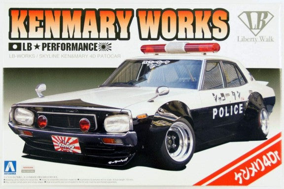 Aoshima 10686 1/24 LB Works: Nissan Kenmary 4-Door Patrol Car