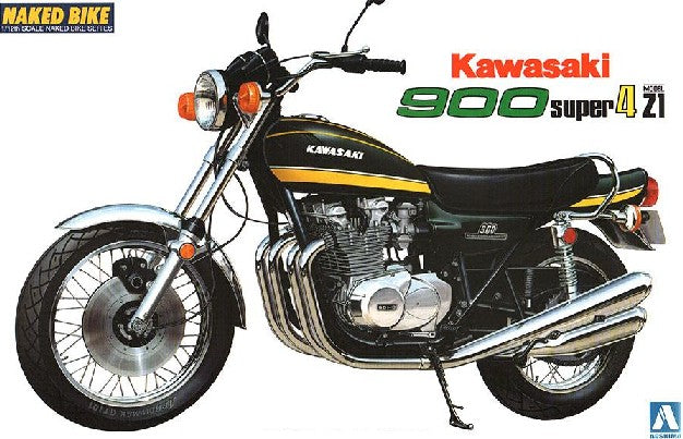 Aoshima 40980 1/12 Kawasaki 900 Super4 Model Z1 Motorcycle
