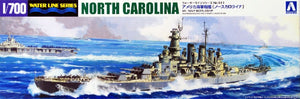 Aoshima 46005 1/700 USS North Carolina Battleship Waterline