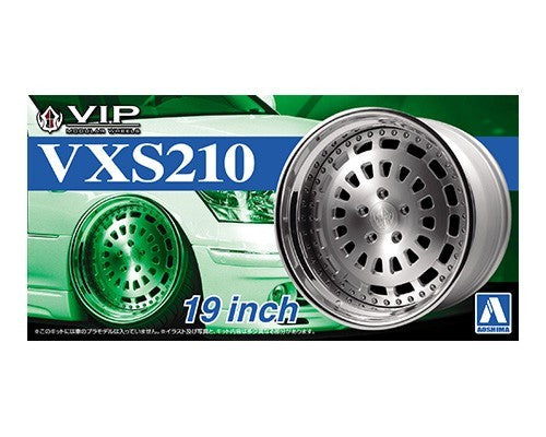 Aoshima 52471 1/24 VIP Modular VXS210 19" Tire & Wheel Set (4) 