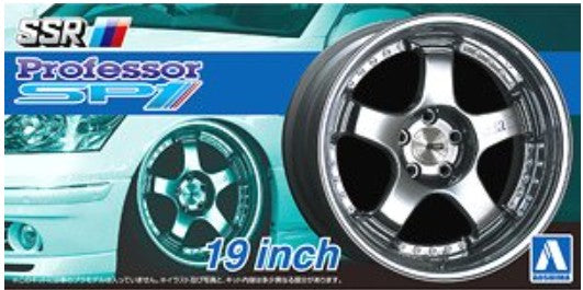 Aoshima 52532 1/24 SSR Professor SP1 19” Tire & Wheel Set (4)