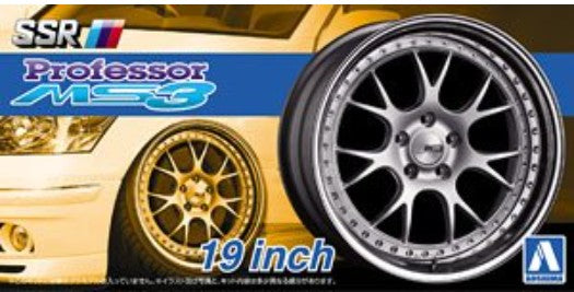 Aoshima 52556 1/24 SSR Professor MS3 19” Tire & Wheel Set (4)