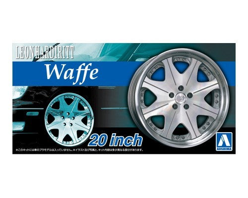 Aoshima 53720 1/24 Leonhardiritt Waffe 20" Tire & Wheel Set (4)