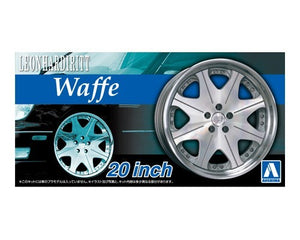 Aoshima 53720 1/24 Leonhardiritt Waffe 20" Tire & Wheel Set (4)