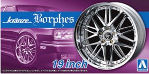 Aoshima 55281 1/24 Kranze Borphes 19” Tire & Wheel Set (4)