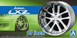 Aoshima 55298 1/24 Kranze LXZ 19” Tire & Wheel Set (4)